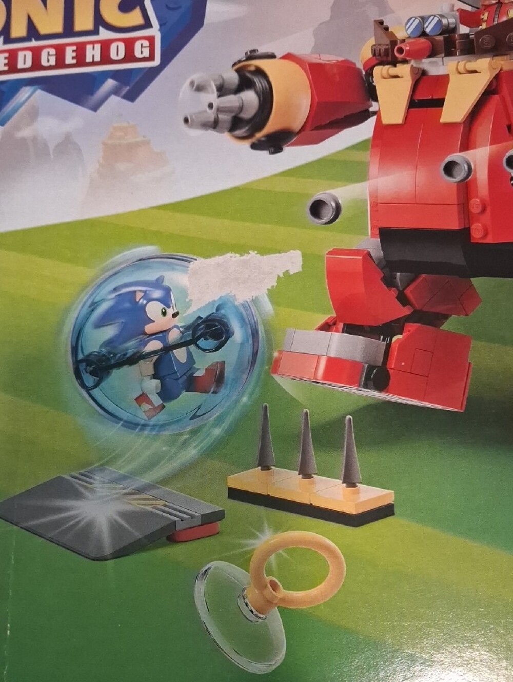 Nwt Lego 76993 Sonic The Hedgehog Red and Yellow Dr. Eggman Robot Building Set - Picture 3 of 8